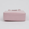 PRADA Dreiecklogo gebürstete kleine Leder Tragetasche Alabaster Rosa 161232413 [P]