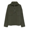 CP COMPANY ブラシドエメライズドダイアゴナルフリースフード 152204306 [P]