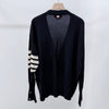 Thom Browne Diagonal Stripe Oversized Cardigan Navy 162184296 [P]