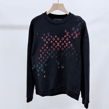 Louis Vuitton Monogram Embroidered Sweatshirt Black 162184327 [P]