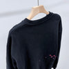 Louis Vuitton Monogram Embroidered Sweatshirt Black 162184327 [P]