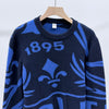 Berluti Cashmere 1895 Motif Knit Navy 162196152 [P]