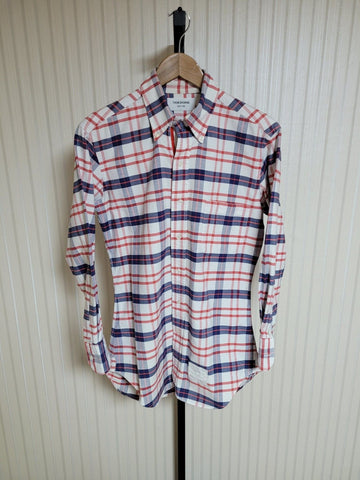 Thom Browne Multicolor Stripe Hidden Shirt 1 162207543 [P]