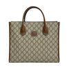 GUCCI Interlocking GG Kleine Braune Tote Tasche 659983 162221041 [P]