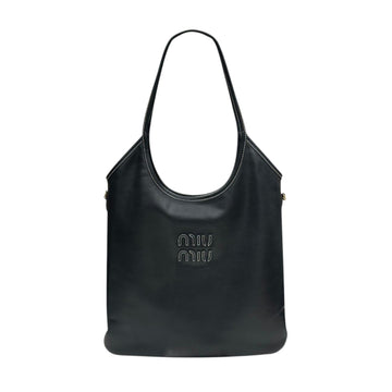 MIU MIU Ivy Leder Tasche Schwarz 5BG231 162221044 [P]