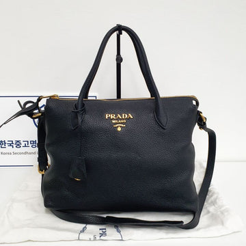 PRADA Vitello Daino Tote Bag 1BA157 162242727 [P]