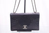 CHANEL Glänzende Kapskin-Kette Schultertasche 162251427 [P]