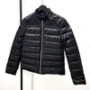 PRADA Dreieckslogo Damen Leichtpufferjacke Schwarz 162251796 [P]