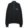 MAISON KITSUNE ダブルボールドフォックスヘッドハーフジップコンフォートスウェットシャツ 141983424 [P]