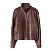 LEMAIRE グロッシーレザー ハリントンブルゾンジャケット 162255552 [P]