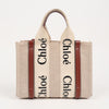 CHLOE Wooly Small Tote Bag Ivory Brown 160664998 [P]