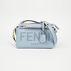 FENDI ミニバイダウェイボストンショルダーバッグスカイブルー 161823959 [P]