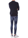Stone Island Patch 100% Wool Round Knit 124511265 [P]