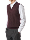 LARDINI 配色パターン ニット ベスト/IMLGSM60 700BE 124511248 [P]