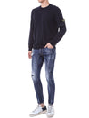 Stone Island Patch 100% Wool Round Knit 124511265 [P]
