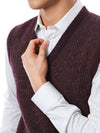 LARDINI 配色パターン ニット ベスト/IMLGSM60 700BE 124511248 [P]