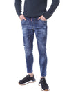 DSQUARED2 Slim Biker Jeans mit gewaschenem Denim/74LB1156 150689885 [P]