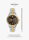 ARMANI ダリオ クロノグラフ ブレスレット セット メンズ メタルウォッチ 152888766 [P]