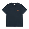 MAISON KITSUNE 半袖Tシャツ PM00107KJ7026 0413 フォックスヘッドパッチ メンズ半袖Tシャツ レディース半袖Tシャツ 149783261 [P]
