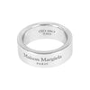 Maison Margiela Engraved Logo Silver Ring 6.5mm 155484090 [P]