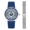 MIDO Ocean Star Decompression Worldtimer Men's Rubber Watch 160366164 [P]