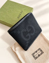GUCCI ジャンボ GG メンズ 二つ折り財布 699308 FABGN 1000 162306210 [P]