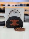 CELINE ハーフムーンケースショルダーバッグ 26年 10K642 162327391 [P]