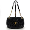CHANEL ラムスキンバブルフラップバッグ 15番 8桁 162328867 [P]