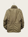 BURBERRY ベージュフードボタンミリタリージャケット 162329304 [P]
