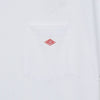 DANTON メンズポケット半袖TシャツホワイトDT-C0198-WH 155887155 [P]