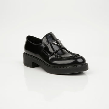 PRADA ロゴブラシレザー ローファー 161835391 [P]