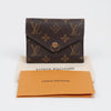 LOUIS VUITTON モノグラム キャンバス ビクトリーヌ ウォレット ブラウン 161769434 [P]