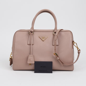 PRADA Triangular Logo Tote Shoulder Bag 162104488 [P]