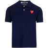 COMME DES GARCONS Wappen T-Shirt mit kurzem Arm in Rotherz (AX T006 051 2 (P1T006AZ 2)) 158211088 [P]