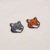 MAISON KITSUNE Doppelter Fuchs Strickjacke 162371087 [P]