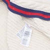 GUCCI Kabel Web Wollstrickjacke 763373 162371674 [P]