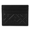 Fendi Black Napa Leather Flat Card Holder 156973050 [P]
