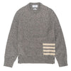 THOM BROWNE ドニゴール 4-バー クルーネック プルオーバー MKA448AY1032-055 51589187 [P]
