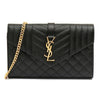 SAINT LAURENT Monogram-Mix Matelassé Chain Shoulder Bag 620280-BOW91-1000 63436371 [P]