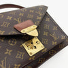 LOUIS VUITTON Monogram Montsouris 26 Weiß Goldlocken Rechteckige Tote 4ALVB2218 149300107 [P]