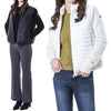 MONCLER Volumenkragen gepolsterter Damen Strickjacke mit Logo-Patch/9B00024 M1131_093 105398207 [P]