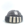 THOM BROWNE 4-Stitch Flanell Beanie Docker Hat 162374237 [P]