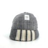 THOM BROWNE 4-Stitch Flanell Beanie Docker Hat 162374237 [P]