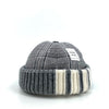THOM BROWNE 4-Stitch Flanell Beanie Docker Hat 162374237 [P]