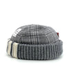 THOM BROWNE 4-Stitch Flanell Beanie Docker Hat 162374237 [P]