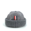 THOM BROWNE 4-Stitch Flanell Beanie Docker Hat 162374237 [P]