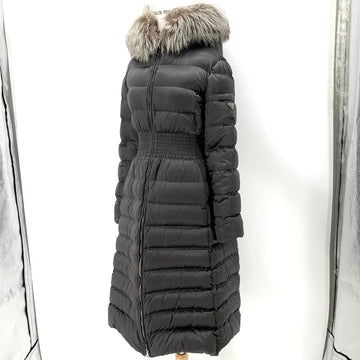 PRADA Lange Daunenjacke mit Fox-Fellbündchen 162374246 [P]