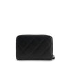 CHANEL Kaviar Geldbörse mit silbernem Reißverschluss 162376514 [P]