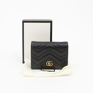 GUCCI Kartenetui aus matelassierter Leder in Schwarz 162255748 [P]