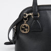 Gucci Mini Leather Interlocking Dome Tote and Shoulder Bag Black 160790895 [P]